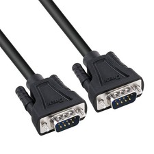DB9 9 Pin Serial Cable 6ft Male to Male RS232 Straight Through
