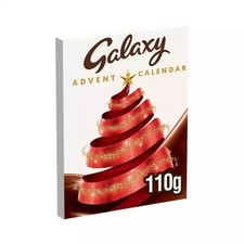 Image of Galaxy Christmas Chocolate Advent Calendar, Christmas Gifts Milk Chocolate 110g