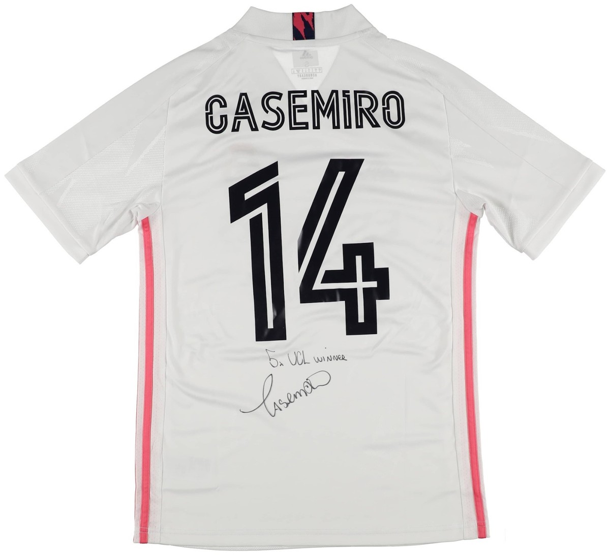 Casemiro Signed Real Madrid Adidas Jersey Inscribed 