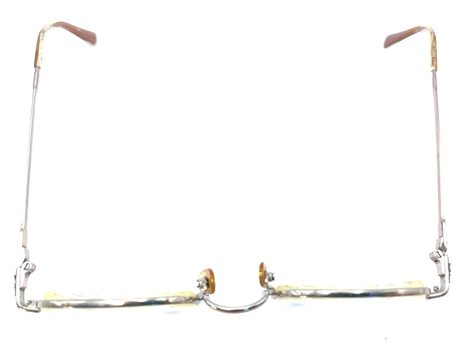 Винтажные золотые круглые металлические оправы для очков Giorgio Armani 45-22 135 Италия женские - Изображение 4 из 4