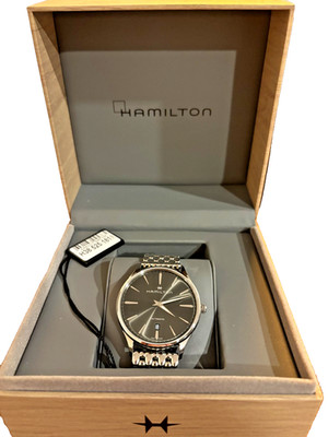 Hamilton Jazzmaster Thinline Automatic Anthracite Dial Men's Watch H38525181