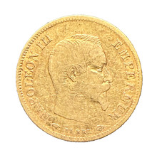 France 1856 A Gold 10 Francs Circulated Napoleon III