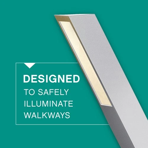 Hinkley Lighting 1548-LL 12v 1.5w 2.5VA 15" Tall LED Bollard Path - Silver - Picture 4 of 9