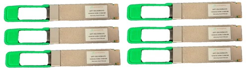 LOT 6x Pure Optics QSFP-100G-CWDM4-S-PO 100GBASE Compatible Optical Transceiver