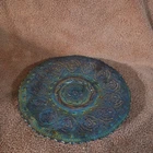 Antique/Vintage Fenton Amethyst Carnival Glass Plate Persian Medallion Pattern