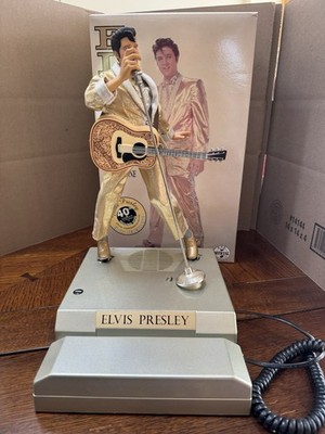 【希少】【ヴィンテージ】のエルヴィス プレス　HOUND DOG　で踊る電話機 Elvis Presley Singing & Dancing Telephone 40th Anniversary Hound