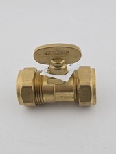 METROGAS Brass Gas Lever Valve 22mm Compression Fitting EN331 Approved Shut Tap