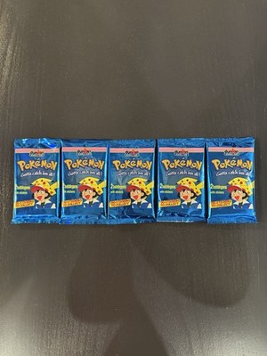 Pokémon Dunkin Boomer Bubble Gum 2000 Jahr Original 5x Booster