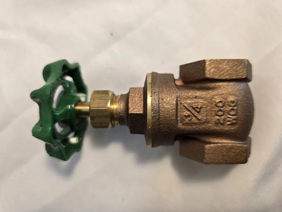 Champion 3/4" Brass Gate Valve 200 WOG - Image 4 of 4