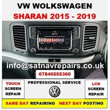 VW VOLKSWAGEN SHARAN MEDIA FAULTY TOUCH SCREEN DISPLAY FIXING REPAIR SERVICE