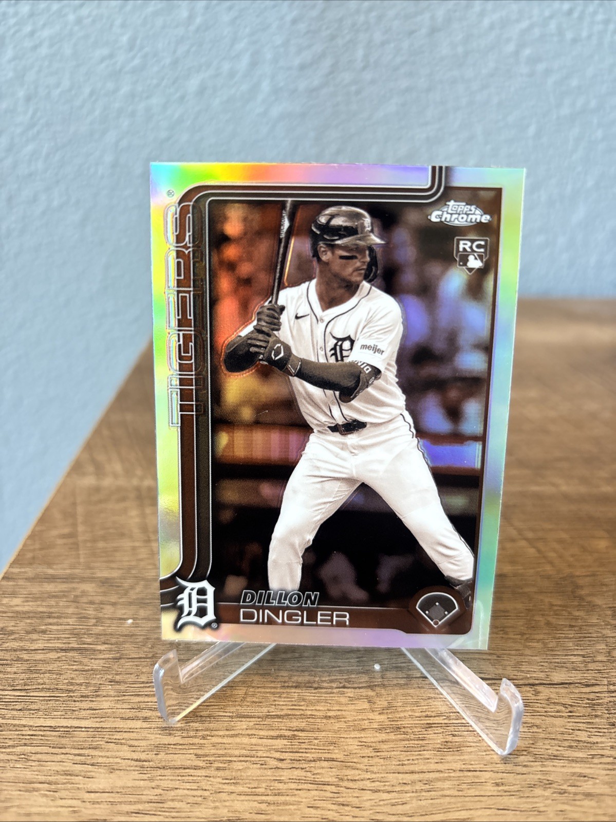 2025 Topps Chrome - Dillon Dingler #274 Sepia Refractor (RC)