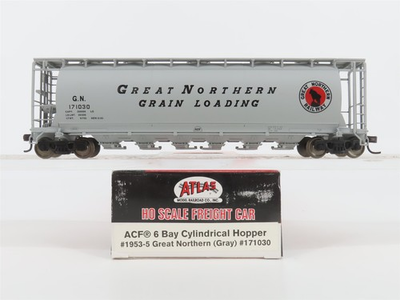 #ad #ad HO Scale Atlas 1953 5 GN Great Northern 6 Bay Cylindrical Hopper #171030 $26.95