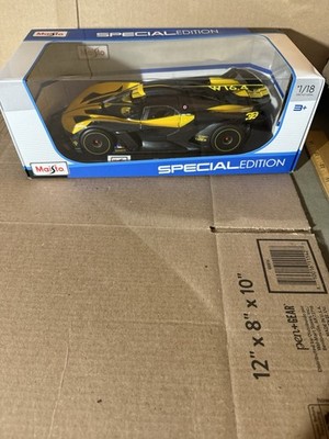 Maisto 1:18 Bugatti Bolide Black/Yellow New