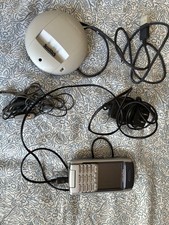 Vintage Sony Ericsson P900 mobile phone with accessories