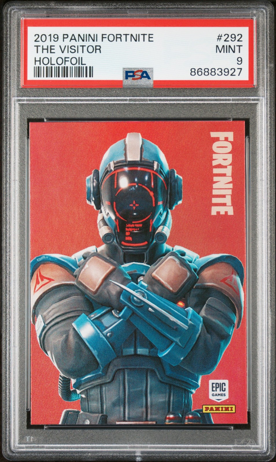 2019 Panini Fortnite The Visitor Holofoil #292 PSA 9