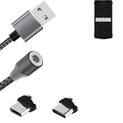 Daten-Lade-Kabel für Ulefone Armor 13 mit USB-Typ C und Micro-USB-Adapter