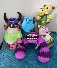 Disney Monsters Inc Plush Soft Toys Bundle Set, Small (15-35cm)