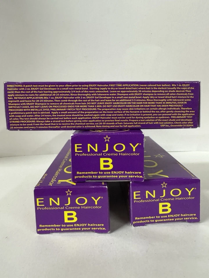 2 упаковки - наслаждайтесь постоянный цвет волос трубка 2 унц - оттенок B синий - Изображение 3 из 3