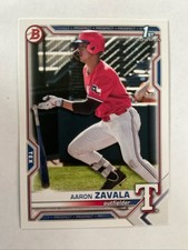 2021 Bowman Draft AARON ZAVALA 1st Bowman Card RC Texas RANGERS #BD-101