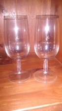 2 Vintage Remy Martin Fine Champagne Cognac Tulip Glass Glasses