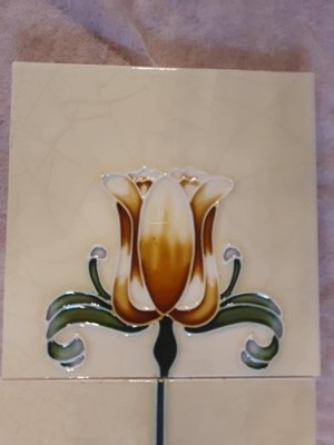 5er Set Cast Tec Tulip 5er Set Honig/Gelb Rohr Gefüttert Kaminfliesen