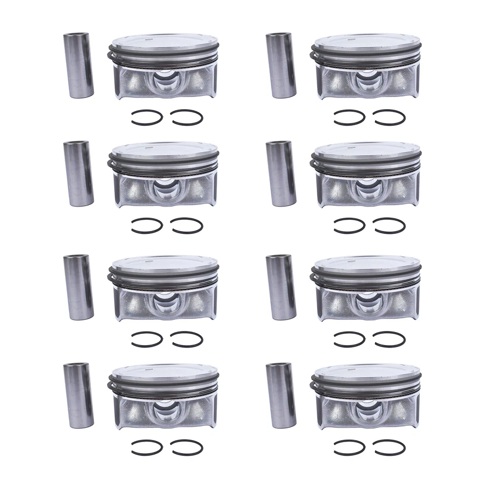 8Pcs Piston Assembly w/rings AJ133 5.0 V8 For Land Range Rover Sport, Jaguar XJ - Image 3 of 4
