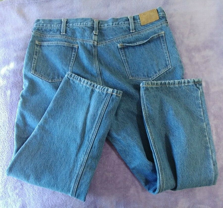 Lands End Square Rigger Mens Flannel Lined Jeans 40x29 (tag and actual) eBay