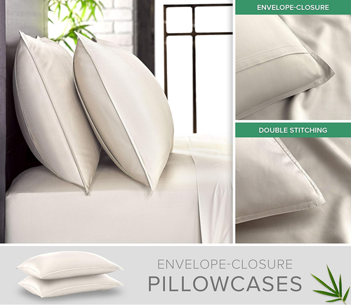 Twin XL Sheets by , Genuine 100% Organic Viscose Derived from Bamboo Bed Sheet S - Picture 3 of 9