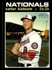 2020 Topps Heritage High Number - #662 Carter Kieboom