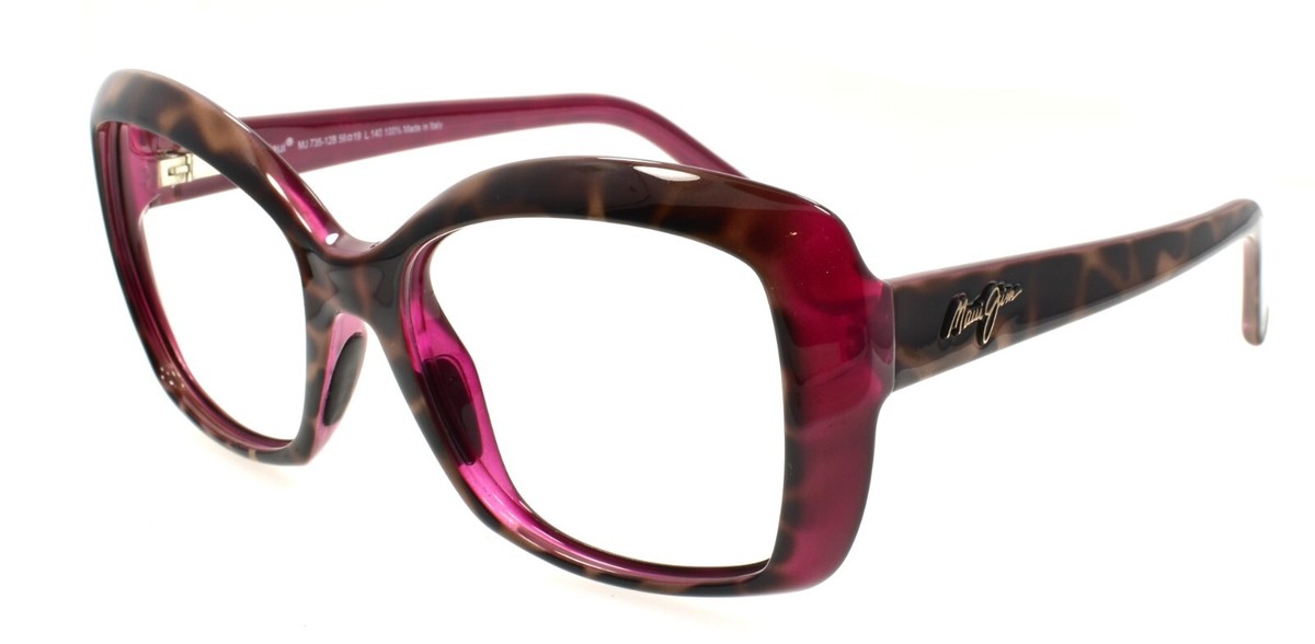 Maui Jim Tortoise with Raspberry Orchid Sun Glasses Maui Jim Orchid-735 Prescription Sunglasses | FramesDirect.com main image 3