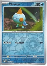 043/142 Chewtle : (Reverse Holo) Card : Stellar Crown : Pokemon TCG.