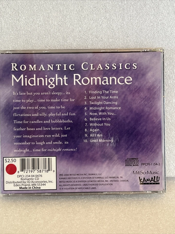 Midnight Romance - Romantic Classics (2006) CD With Printable Romance Guide - Image 3 of 4