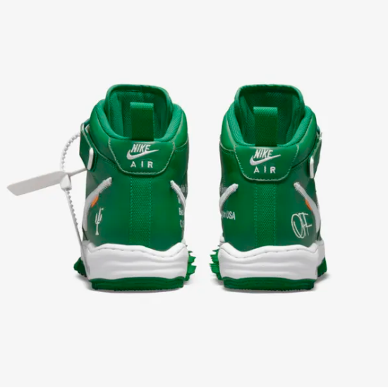 Nike Air Force 1 Mid X Off-White Shoes 'Pine Green' (DR0500-300