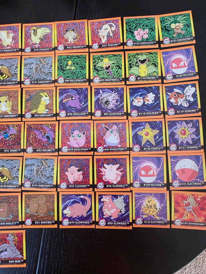 1999 Pokemon Artbox Series 1 Stickers CHOOSE YOUR STICKER - Image 2 of 4