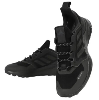 Adidas Black Terrex Trailmaker Goretex AT Hiking Shoes Mens 9.5 Fast Ship NEW