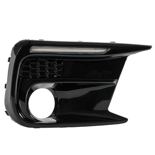 White/Amber Running LED DRL Fog Light Bezel Kit For 2018-2021 Subaru WRX/WRX STI - Picture 9 of 12