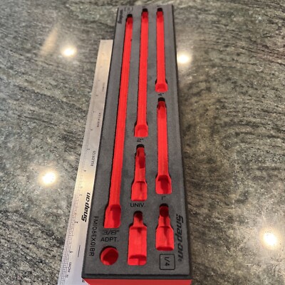 Snap-on fm108ex01br foam organizer for 8pc 1/4