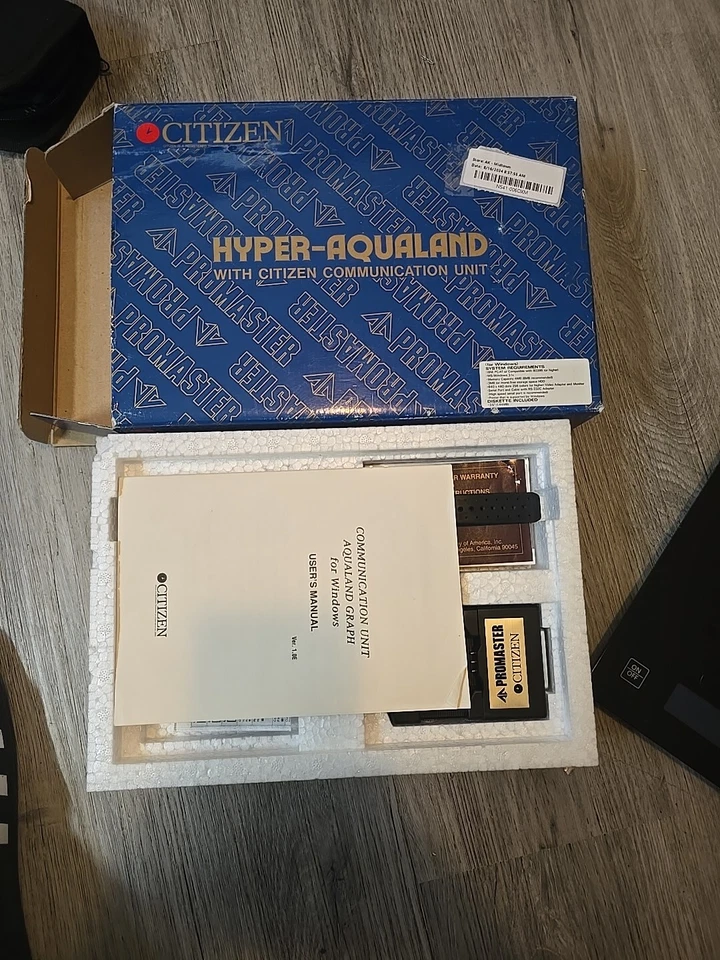 Reloj Citizen Aqualand Hyper, Promaster D208 200M 40mm Usado Raro De Colección. Foto 2 de 4