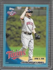 2010 Topps Opening Day Blue #126 Jason Kubel Numbered /2010 Twins