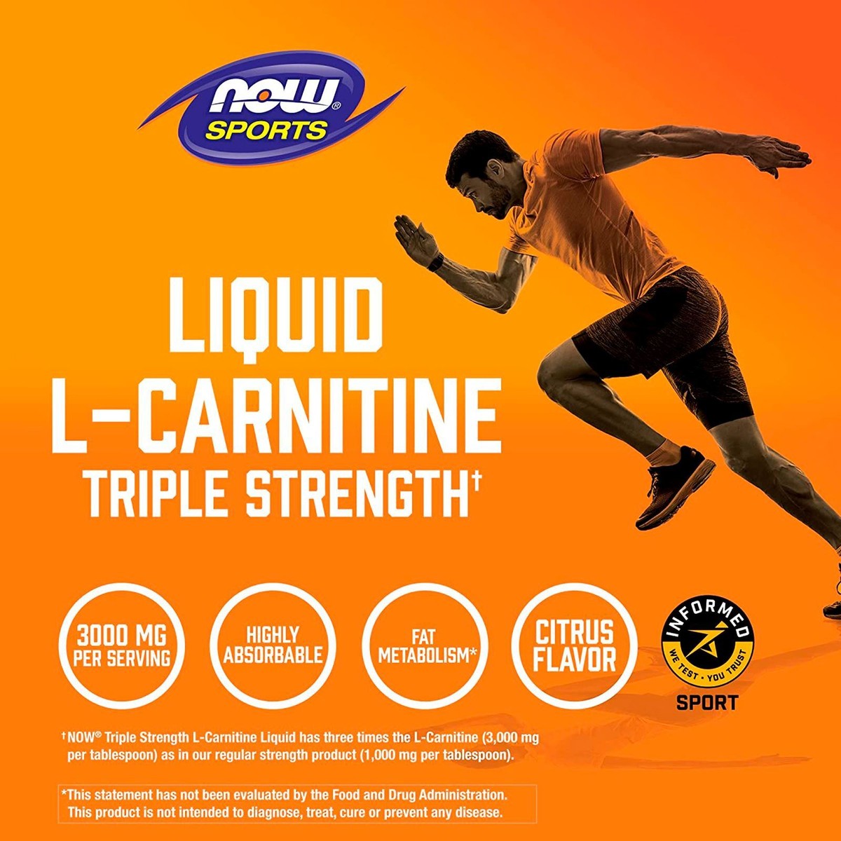 l carnitine triple strength NOW FOODS L-Carnitine Triple Strength Liquid 16 fl oz