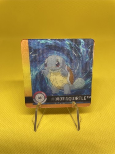 1999 Artbox Pokemon Action Flipz - Premier Edition #38 Squirtle Wartortle Card - Picture 1 of 3