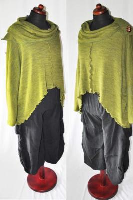 Myo-Lagenlook Big-Kasten Maglione Con " Buchi " Di Banda Maglia 44 46 - Foto 9