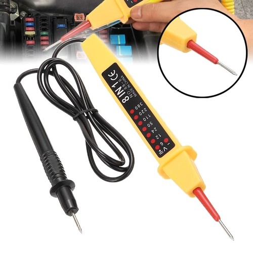 Spannungsprüfer 8 In 1 Volt Spannungstester Polarität Stromprüfer DC AC 6-380V - Bild 2 von 7