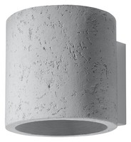 Beton Industriestil Wandlampe Orbis G9 Wandleuchte Rund Spot-Strahler Flurlampe