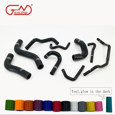 Fit 89-97 Mazda Roadstar MX-5 Miata NA 1.6L Silicone Radiator & Heater Hose Kit