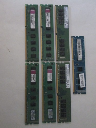 LOT (7) Multi Brand Desktop Memory RAM (UNTESTED). VINTAGE. - Picture 17 of 18