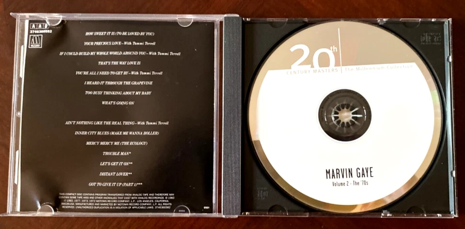 MARVIN GAYE CD LOT What's Going On-MONTREUX 1980-Great Motown Hits & HITS LIVE + Foto 3 de 4