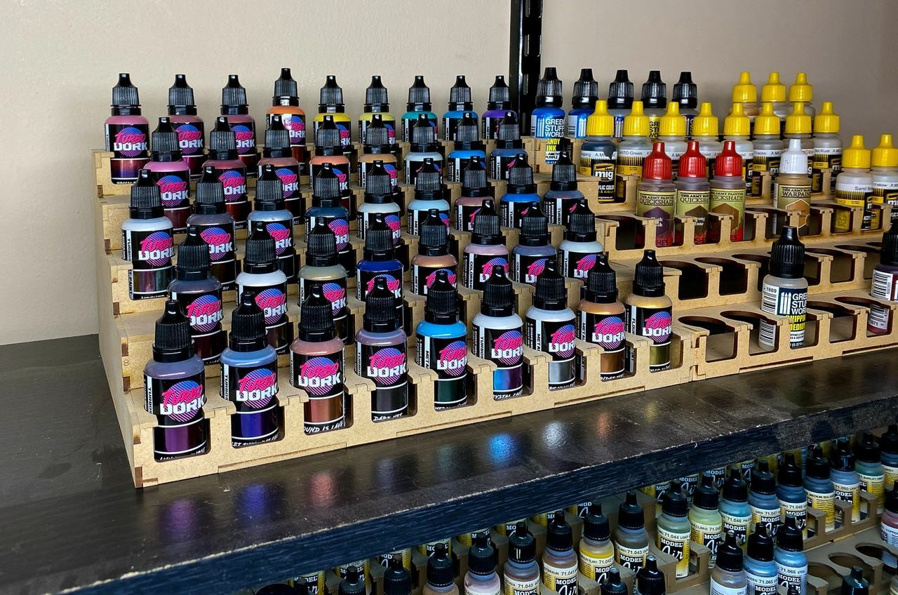 Paint Rack - For Turbo Dork Paint Dropper Bottles | eBay