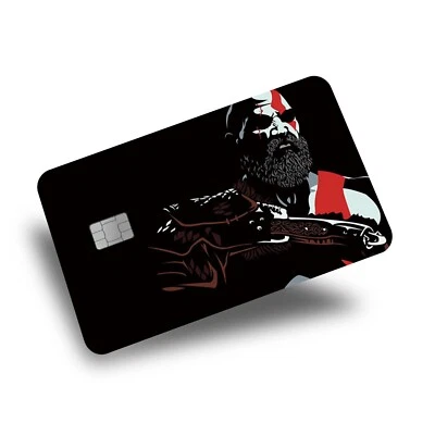 TECHWRAP God of War Credit Card Skin/Credit Card Sticker- God of War Gaming Skin/ Sticker