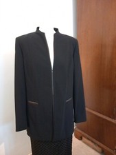 Marina Rinaldi Size23 Black Smart Designer Jacket